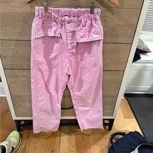 Women’s Free People Cargo Pink Pants. Small.